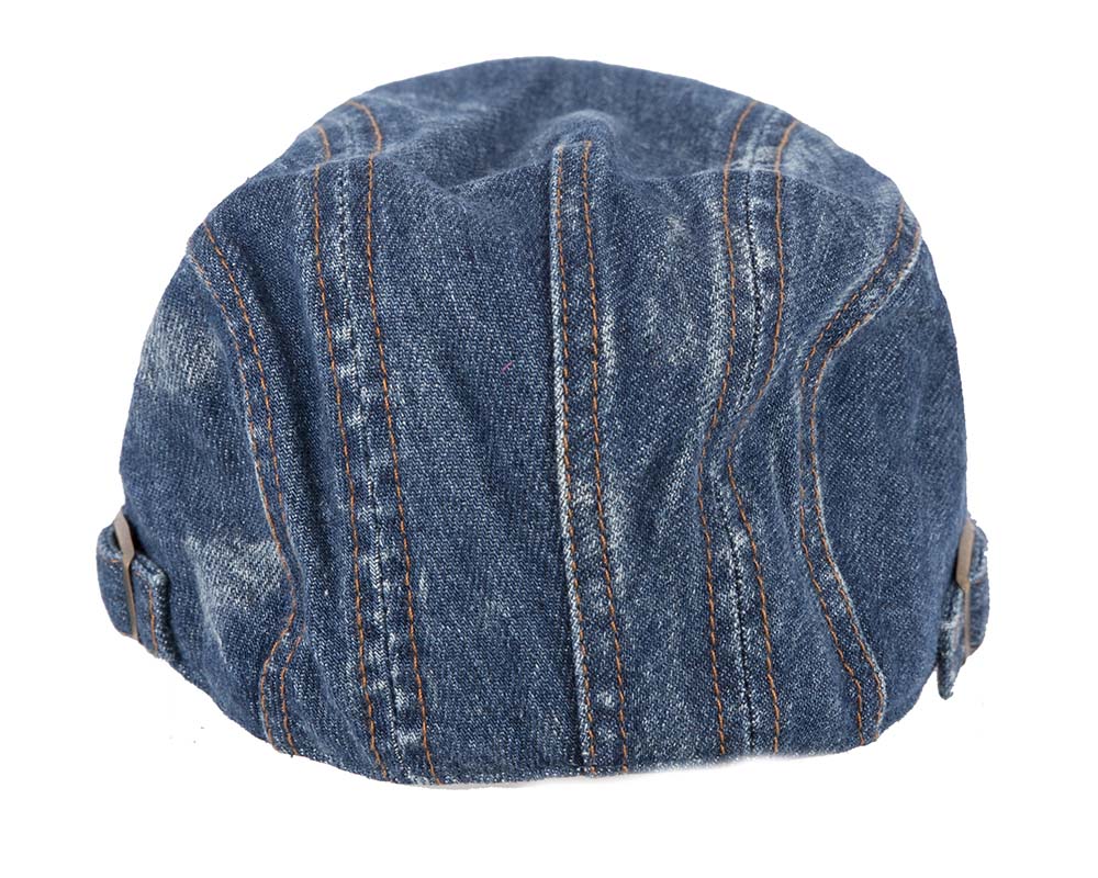 Classic denim flat cap by Max Alexander-3