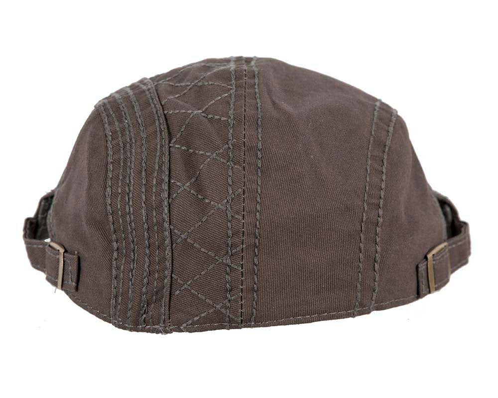Grey flat cap by Max Alexander-2