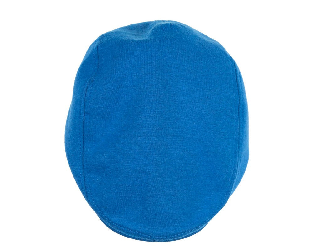 Soft blue flat cap by Max Alexander
