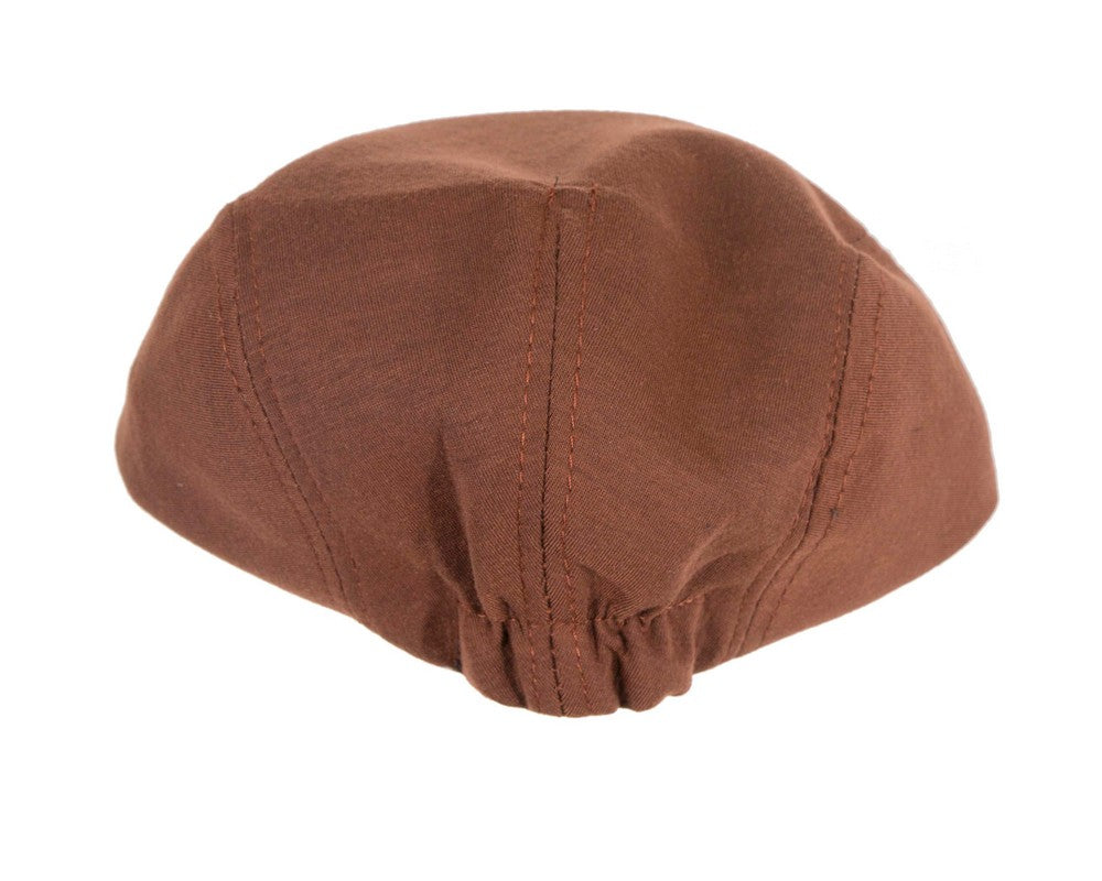 Soft brown flat cap by Max Alexander-4