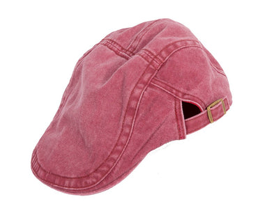 Red flat cap by Max Alexander-1