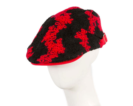 Soft woolen flat cap by Max Alexander M150BR-0