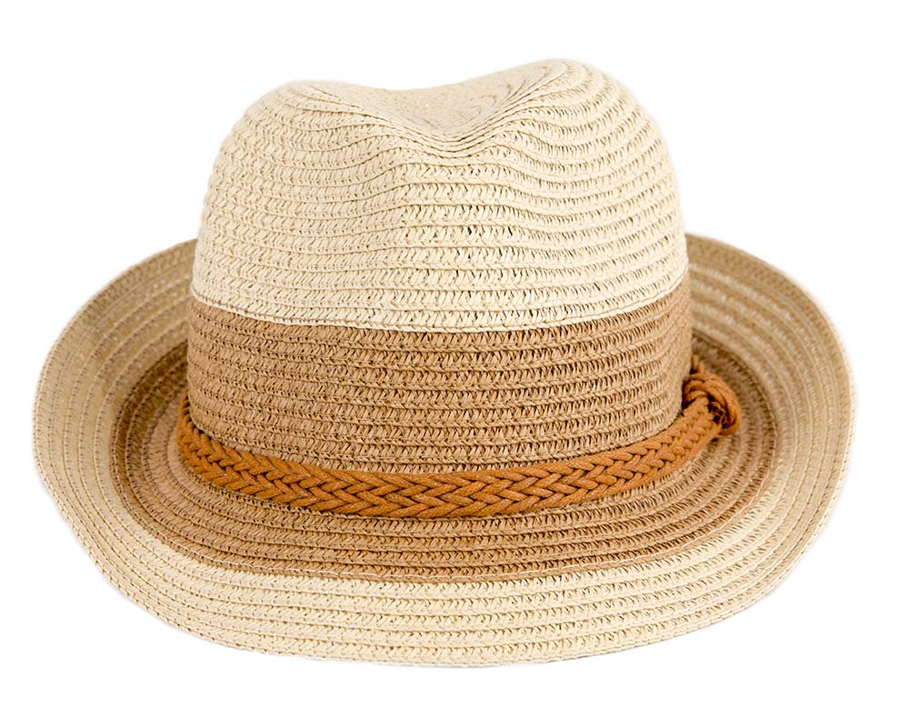 Multicolor Short Brim Fedora Hat M175BR