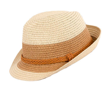 Multicolor Short Brim Fedora Hat M175BR