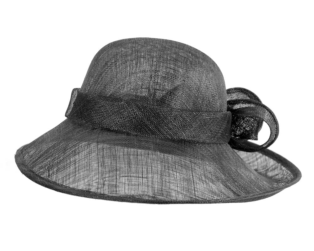 Large black racing hat by Max Alexander
