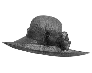Large black racing hat by Max Alexander