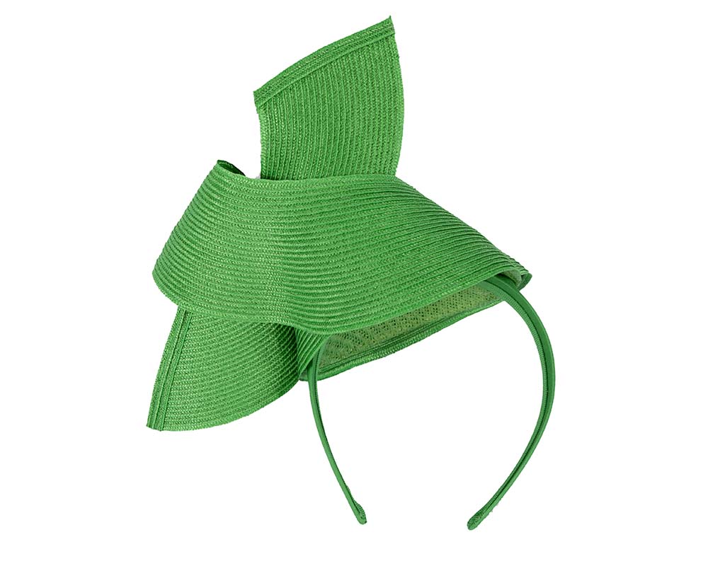 Modern green fascinator by Max Alexander-3