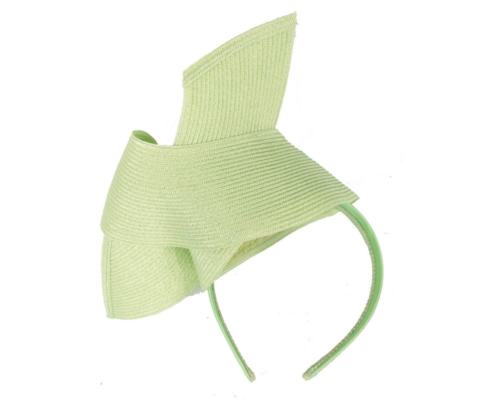 Modern lime fascinator by Max Alexander