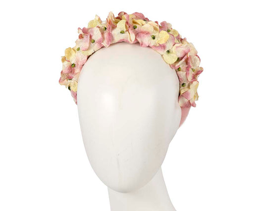 Puffy flower headband fascinator by Max Alexander