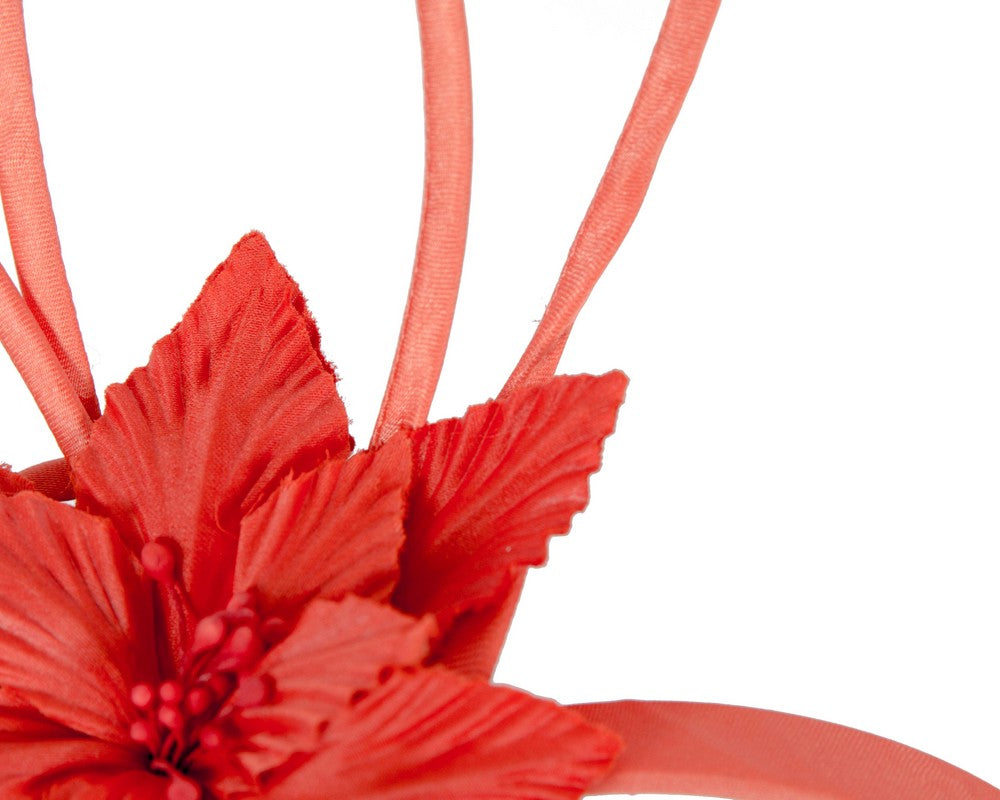 Bespoke orange fascinator by Max Alexander