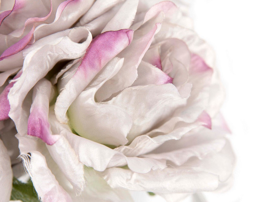 Large silver & lilac flower headband by Max Alexander