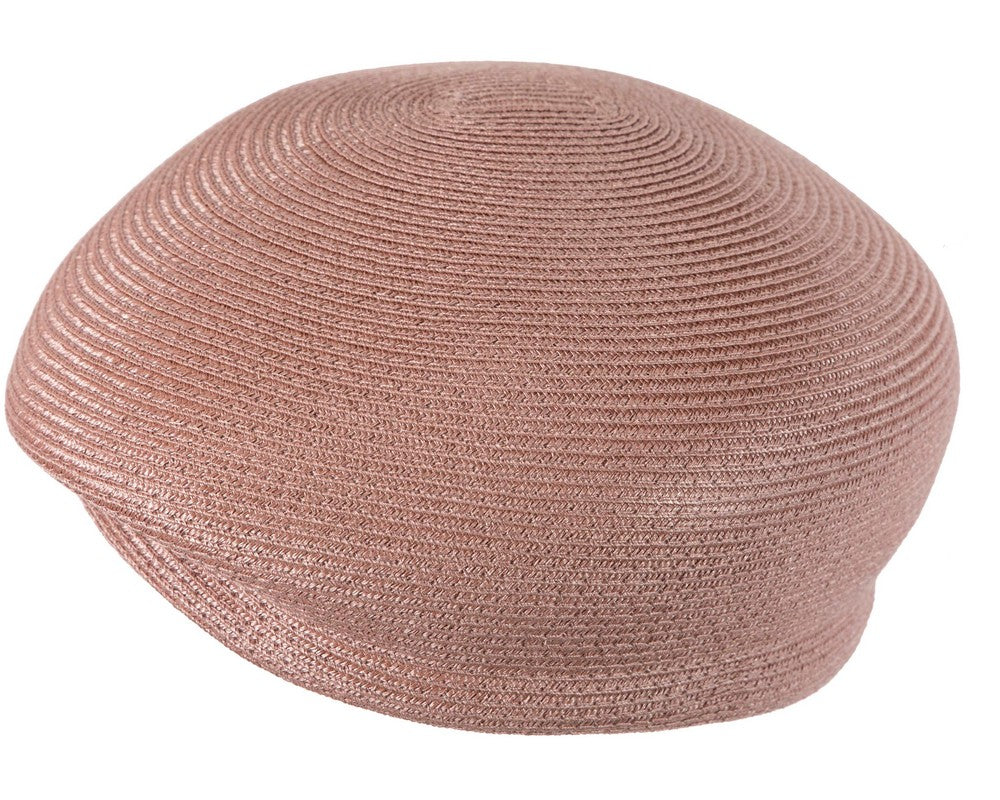 Modern taupe newsboy beret hat by Max Alexander