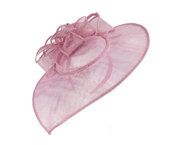 Lilac sinamay fascinator hat by Max Alexander