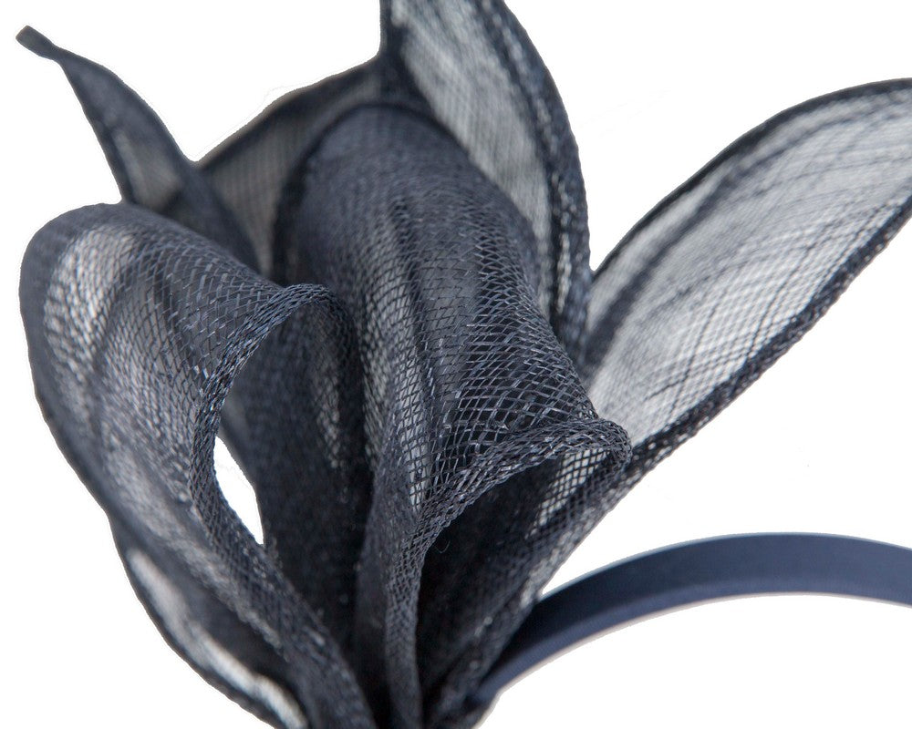 Max Alexander navy sinamay bow fascinator