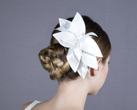 Cream Wedding Fascinator-0