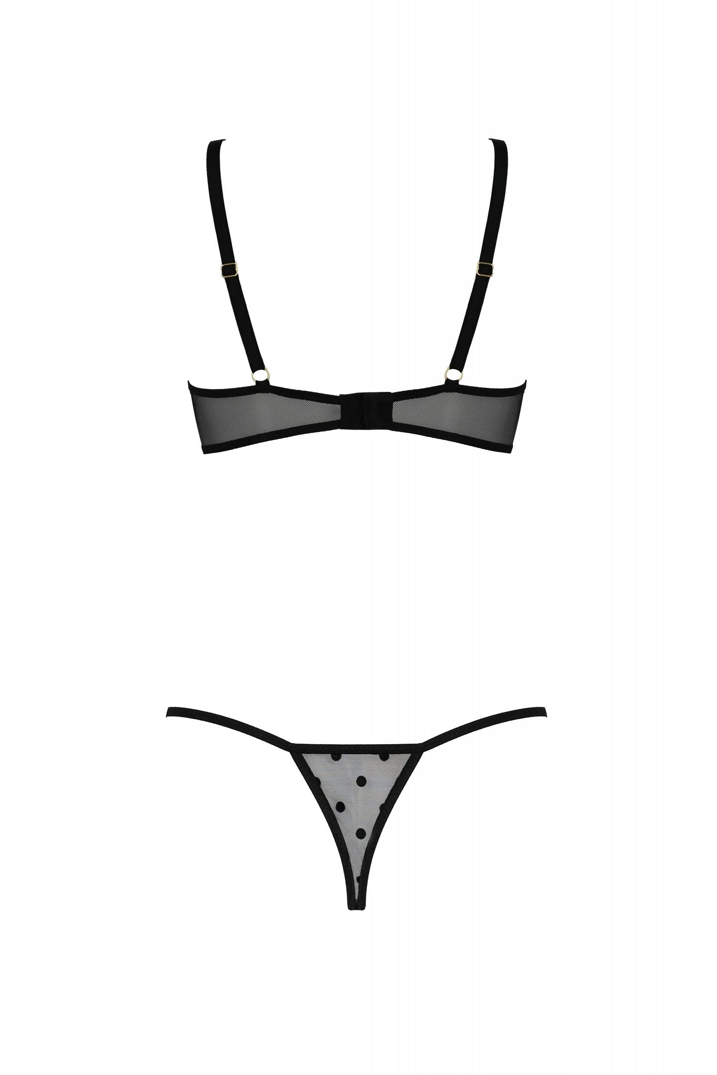 Sexy Open Cup Bra & Sheer String Passion Marina-3