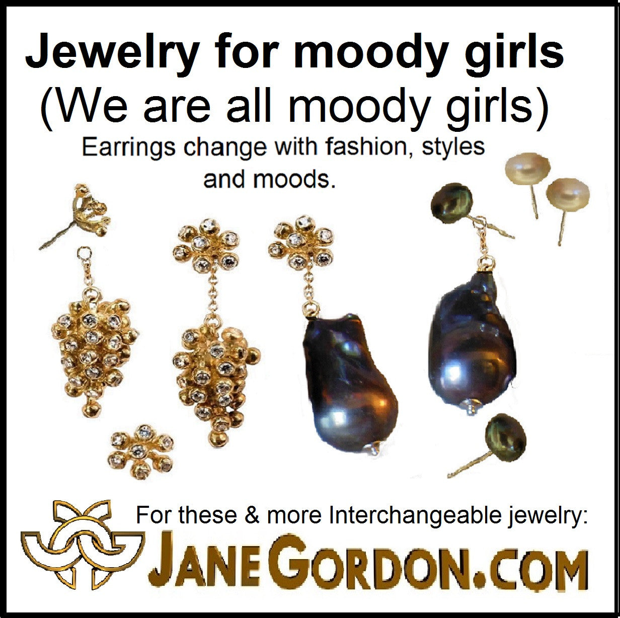 Jumbo Chinese Freshwater Baroque Pearl Earrings-Sparkle One of a kind-003-8