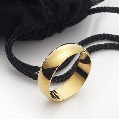 18ct Heavy Yellow Gold Plated Men's 6mm Band Ring - USA MADE-0