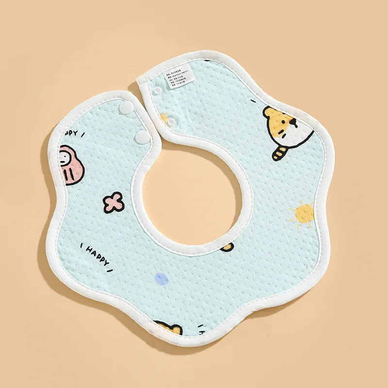 Cotton Waterproof Bib for newborns, multivariant-5