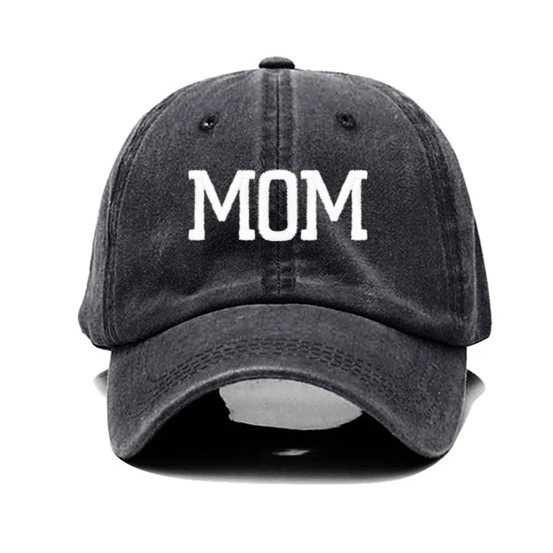 Embroidered Cotton Baseball Cap MOM and DAD Multivariant-13