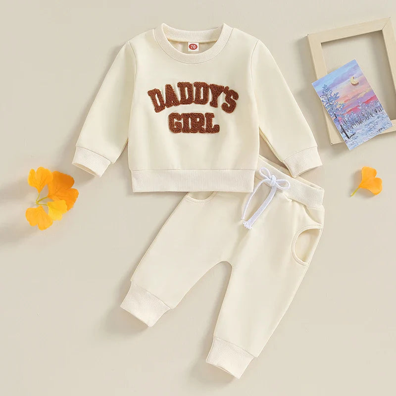 Pants and Sweatshirt Set "Daddy's Girl" Multivariant-3