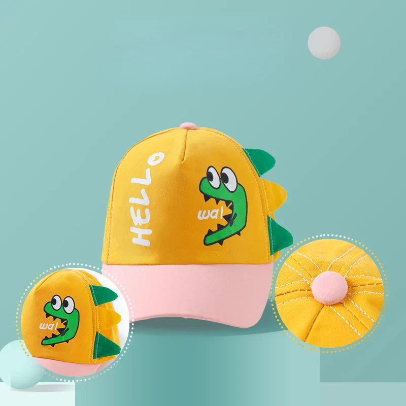 Summer cap with fun animals for children multivariant-2