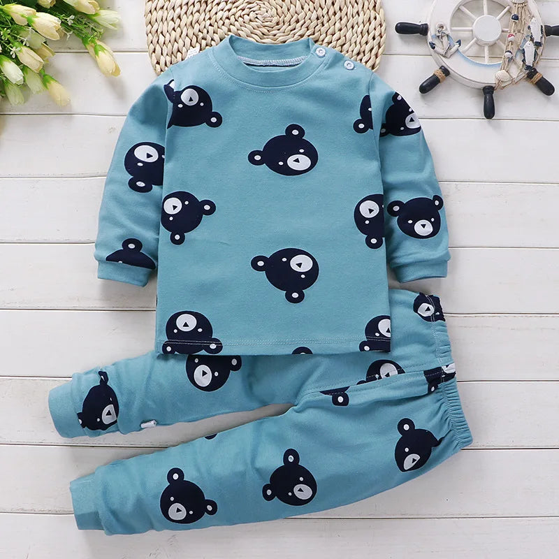 Two Piece Cotton Pajamas multivariant-9