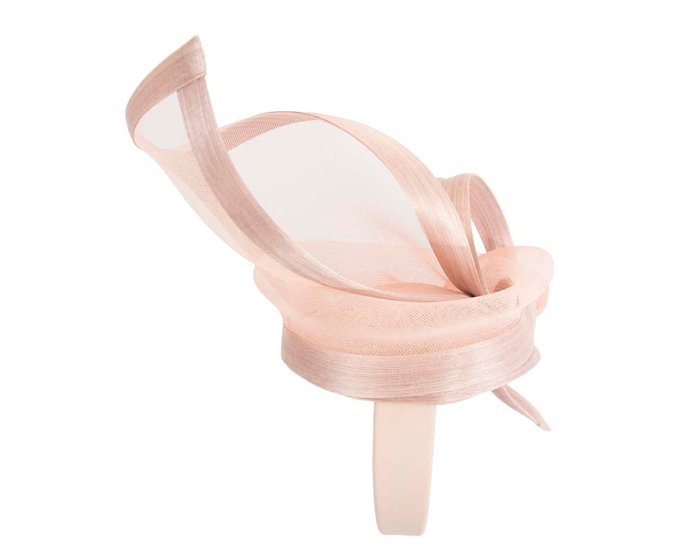Blush edgy racing fascinator by Fillies Collection