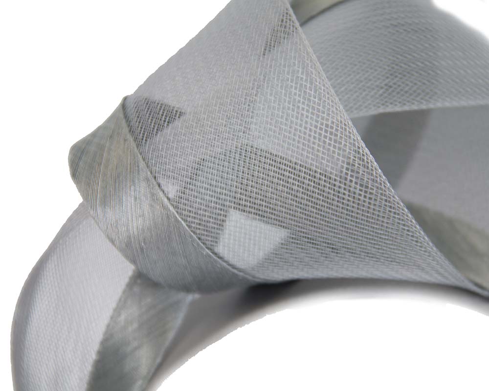 Silver fashion headband turban by Fillies Collection
