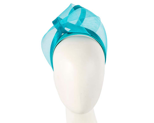 Turquoise fashion headband turban by Fillies Collection
