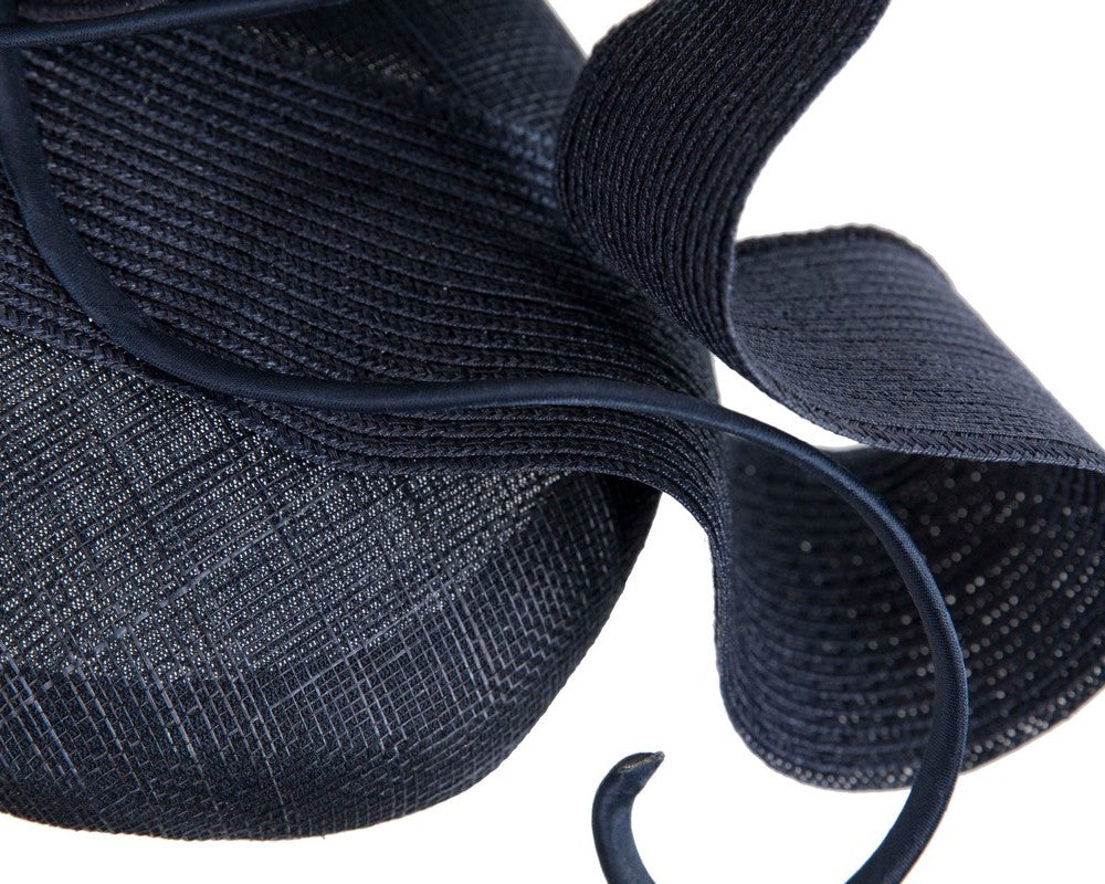 Navy designers racing fascinator by Fillies Collection S233