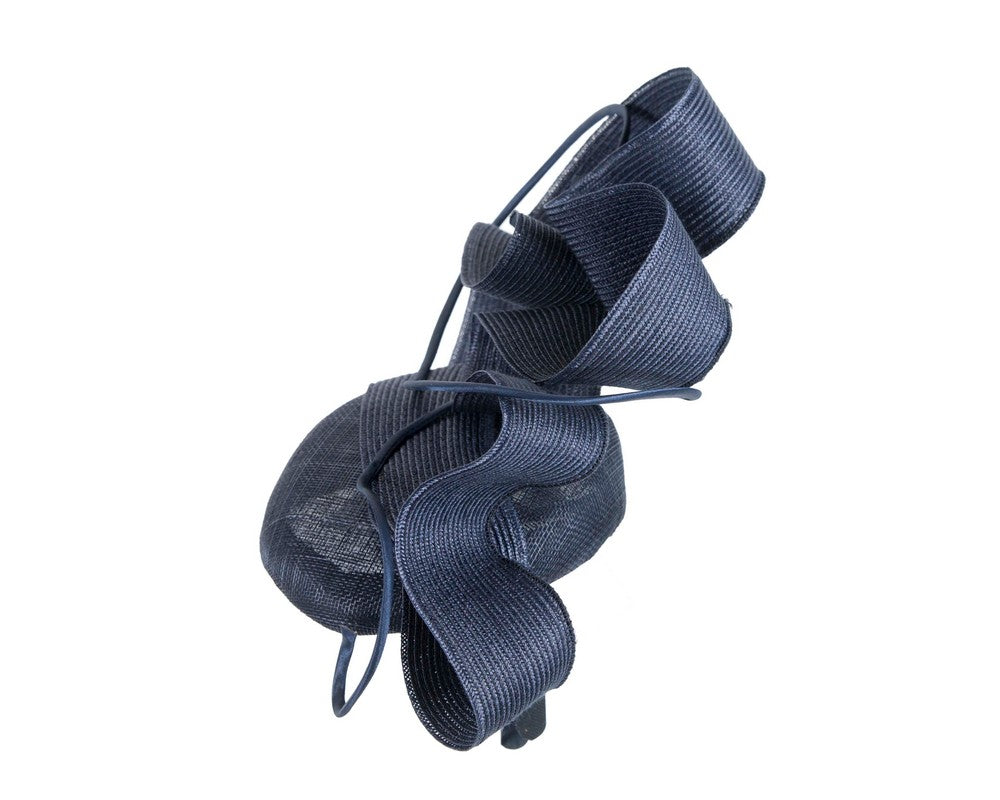 Navy designers racing fascinator by Fillies Collection S233
