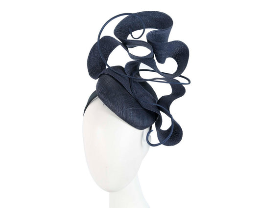 Navy designers racing fascinator by Fillies Collection S233