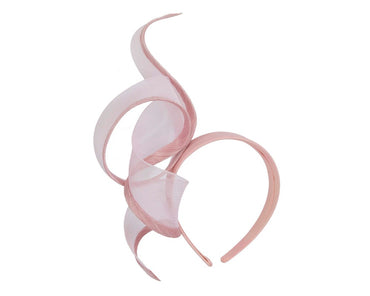 Sculptured pink racing fascinator by Fillies Collection