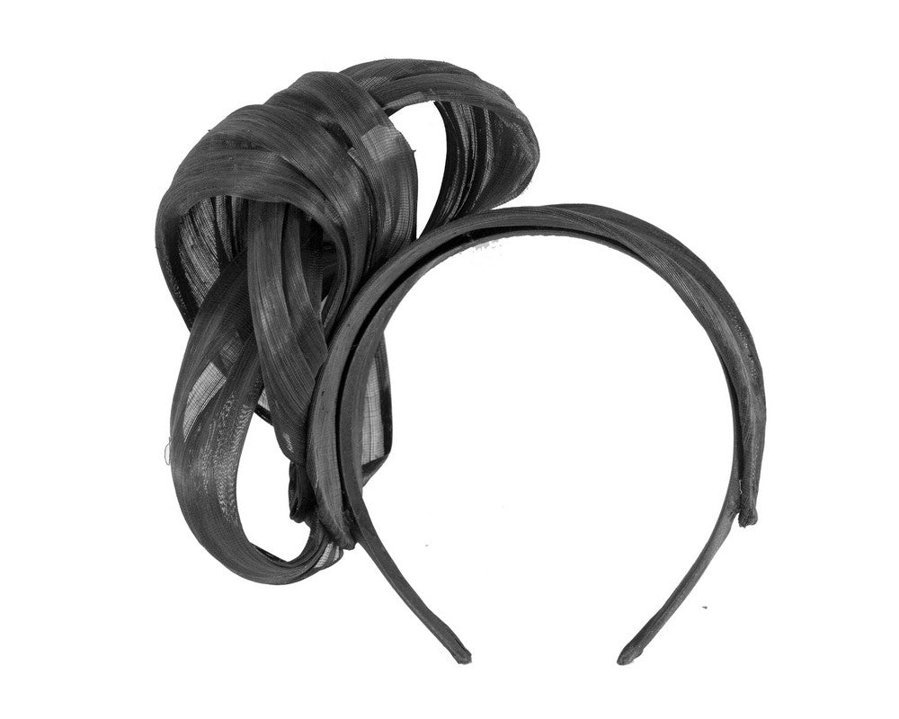 Black retro headband by Fillies Collection-3