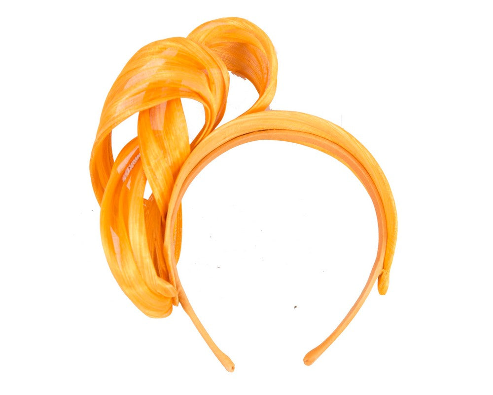 Orange retro headband by Fillies Collection