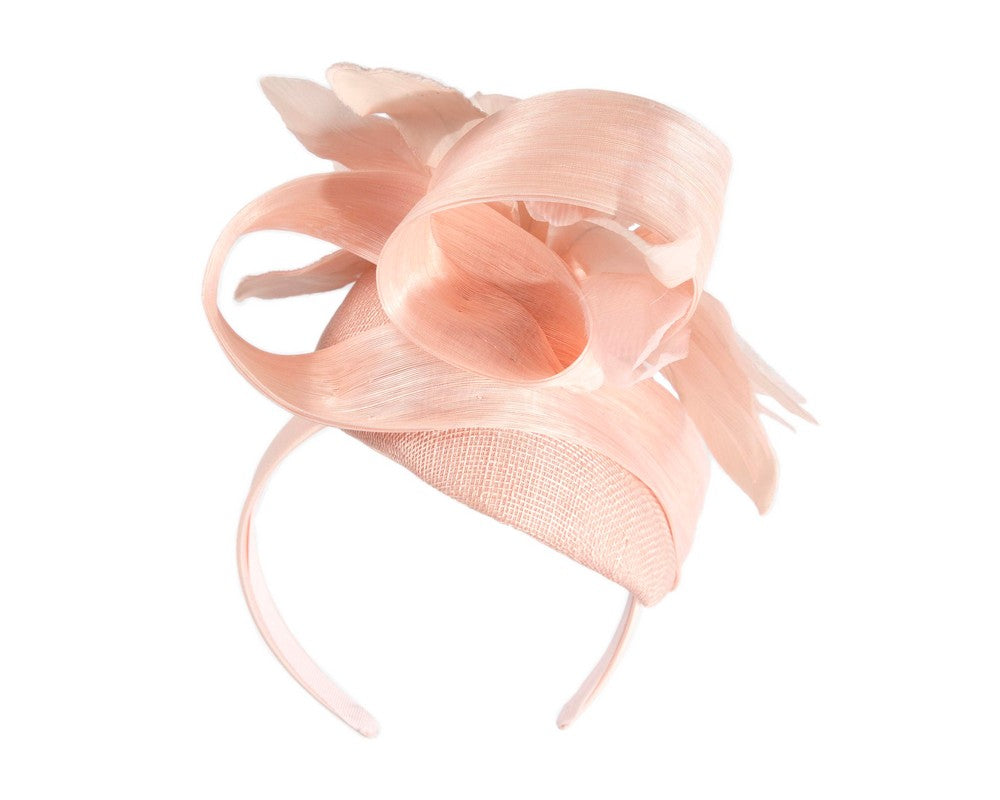 Tall pink racing pillbox fascinator by Fillies Collection-5