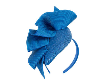 Royal blue pillbox fascinator by Fillies Collection S259