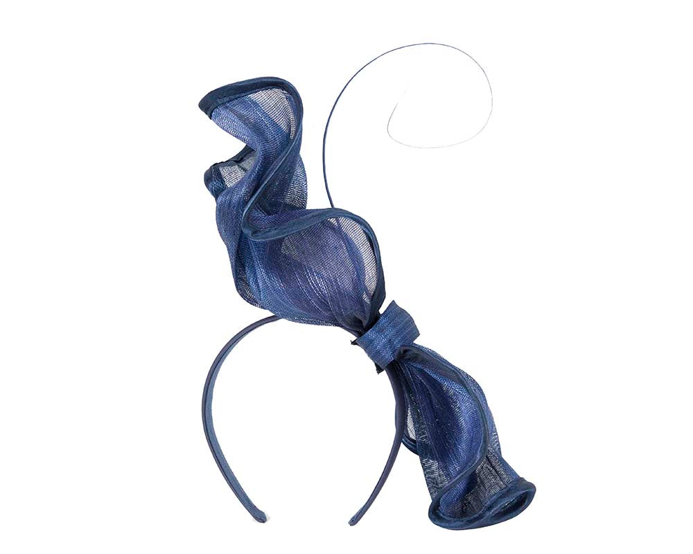 Royal blue racing fascinator by Fillies Collection S261