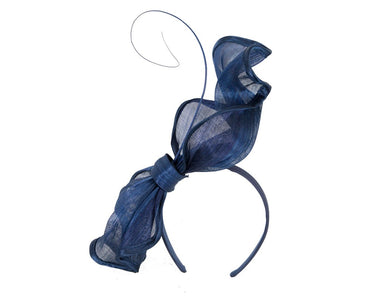 Royal blue racing fascinator by Fillies Collection S261