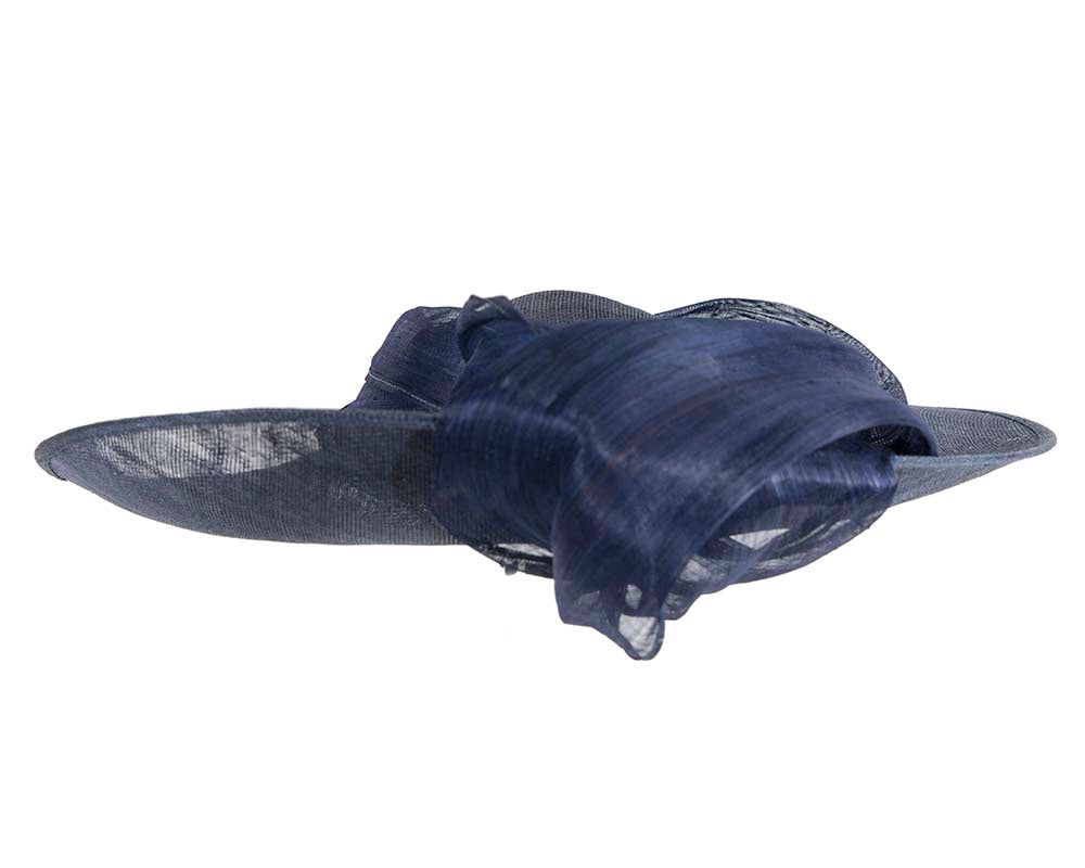 Large navy sinamay hatinator by Fillies Collection