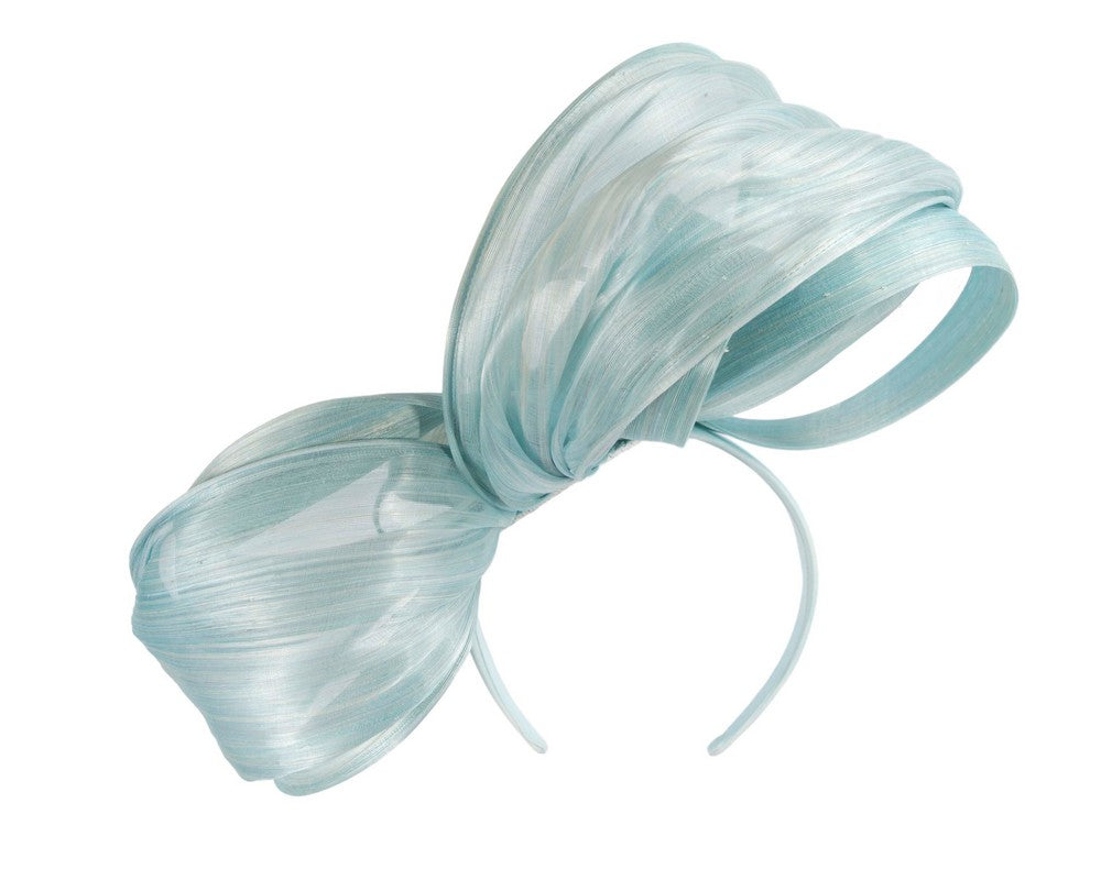 Large Light Blue fascinator by Fillies Collection
