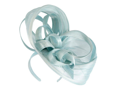 Large Light Blue fascinator by Fillies Collection