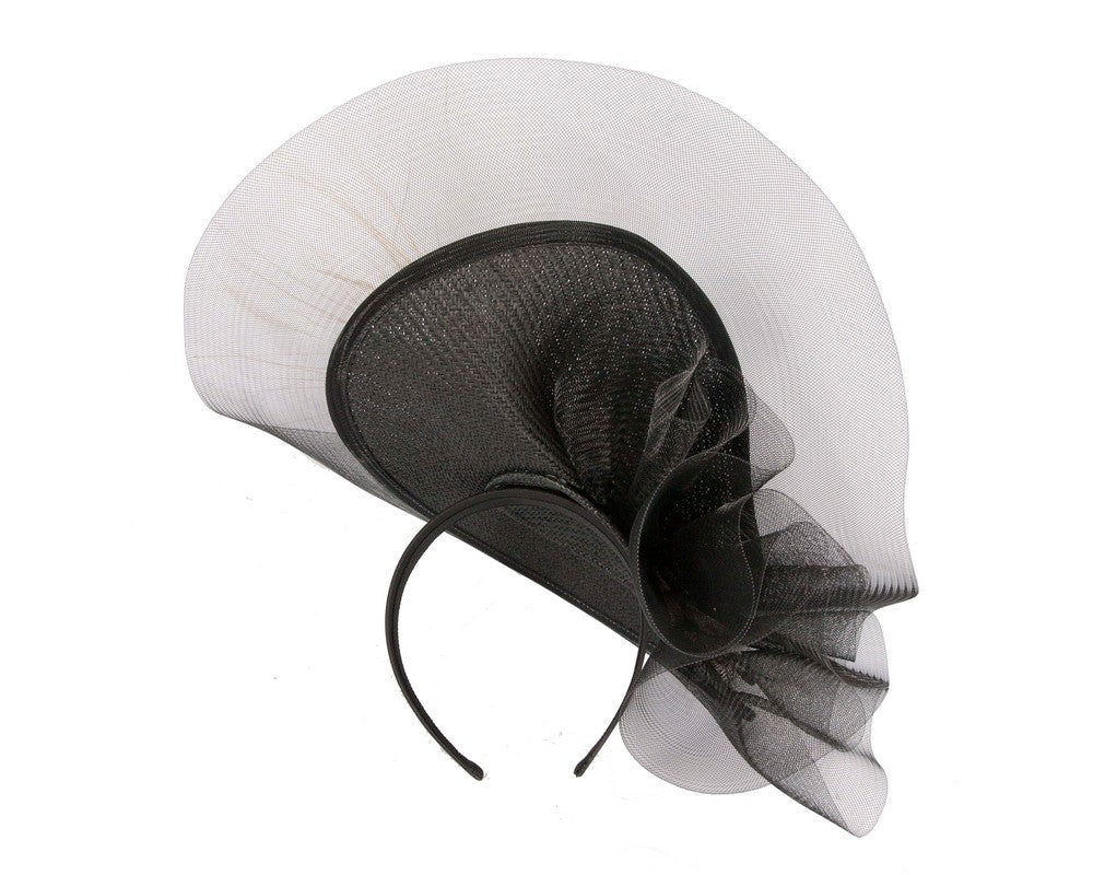 Tall black & animal fascinator by Fillies Collection-3