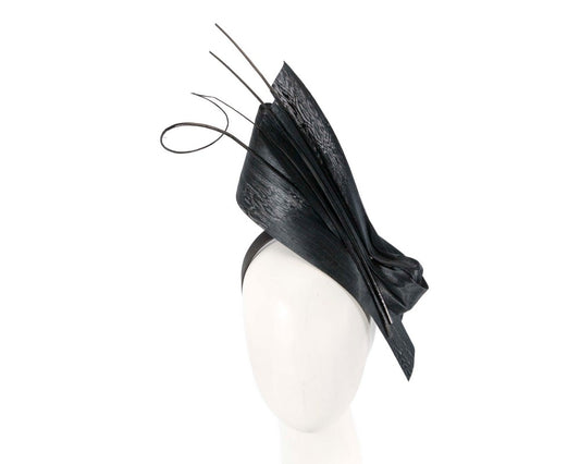 Edgy black fascinator by Fillies Collection