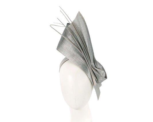 Edgy silver fascinator by Fillies Collection