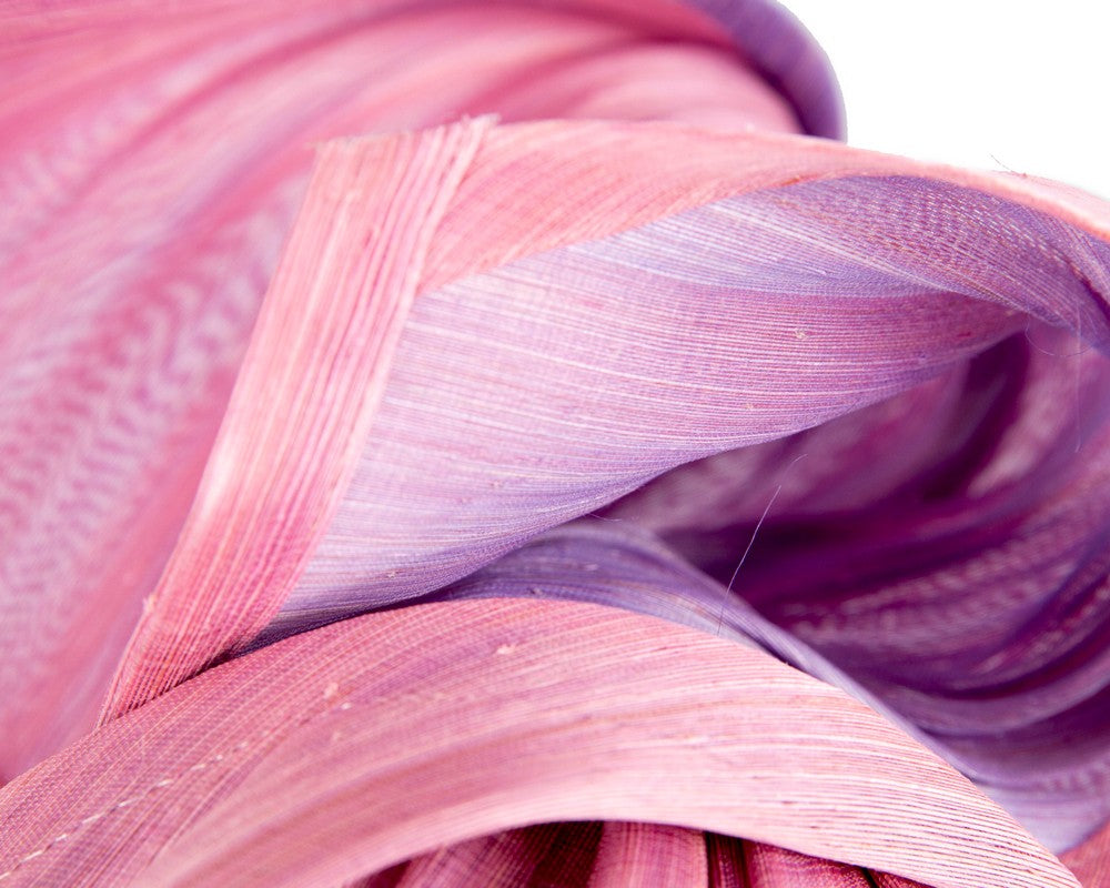 Dusty Pink & Lilac designers racing fascinator