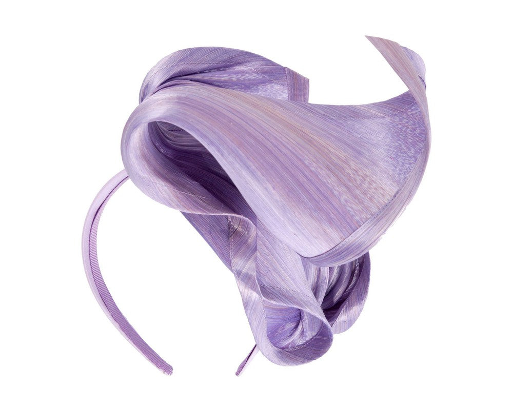 Lilac designers racing fascinator by Fillies Collection-5