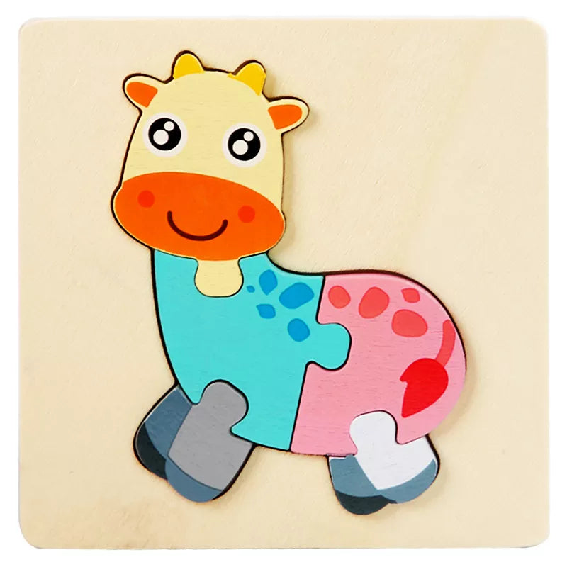 Wooden Toy Tangram for Children Multivariant-11