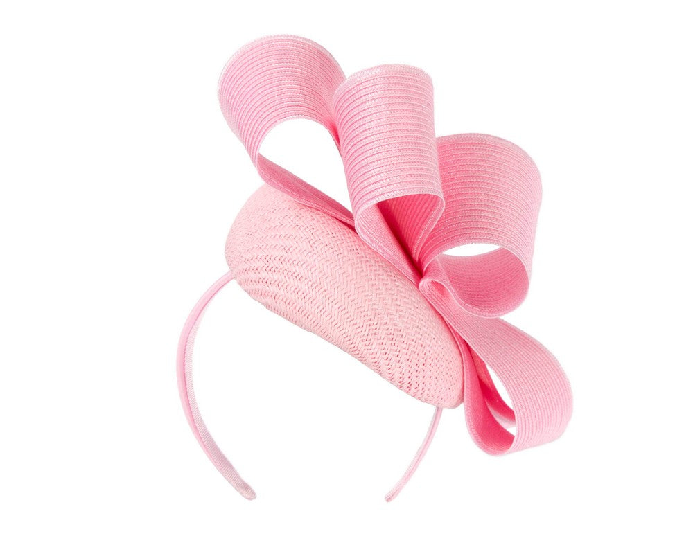 Pink pillbox fascinator by Fillies Collection-5